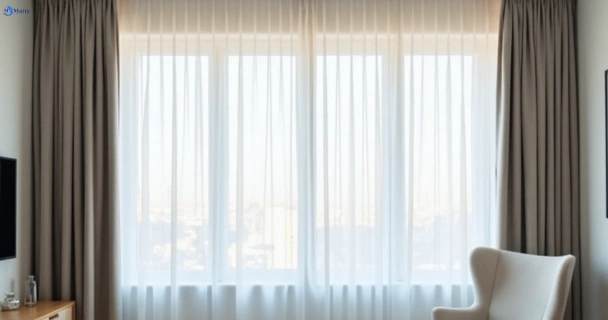Restored vibrant drapes in keperra QLD after Matty Curtain Cleaning