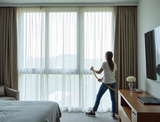 Keperra Sheer Curtain Cleaning